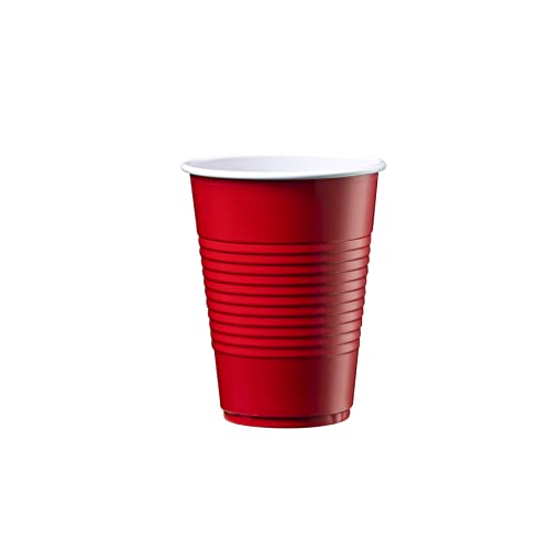 Comfy Package [240 Count] 9 Oz. Disposable Party Plastic Cups - Red Drinking Cups #TOP1
