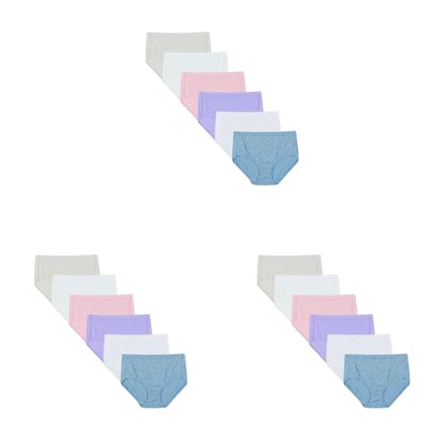 Hanes Women's Pure Comfort Briefs 6-Pack, 3XL
