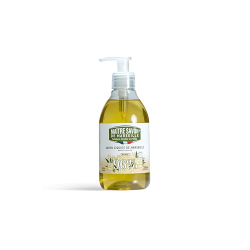 Maître Savon de Marseille - Jabón Líquido de Marsella Natural - 300ml - Limpiador Suave - 96% de Ingredientes Naturales