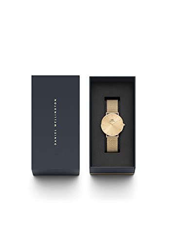 Daniel Wellington Analog Women's Watch (Gold Dial Gold Colored Strap) - Image 3