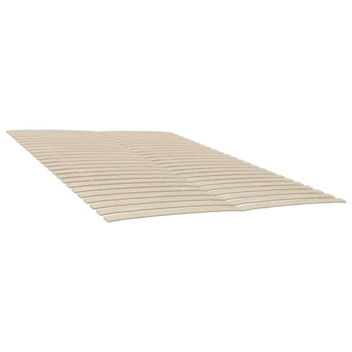vidaXL Somieres de Láminas con 48 Lamas 2 uds, Listones Enrollables Plegables, Somieres de Cama, Muebles para Dormitorio Hogar, 80x200 cm