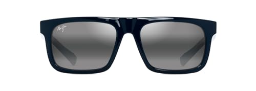 Lunettes de soleil Maui Jim Opio bleu haut de gamme avec verres de 56 mm
