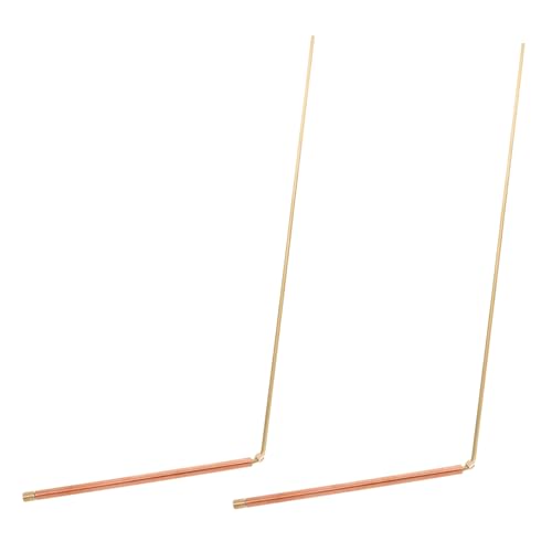 COLLBATH 2 Pack Dowsing Rods 99.9% Pure Copper Ghost Hunting Water Divination Treasure Hunting Lightweight Portable