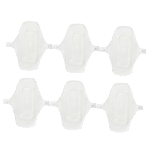 LRXIYODE 6 piezas Toallas Sanitarias Reutilizables Impermeables con Botón para Fijar Bragas Menstruales Lavables para Períodos y Viajes