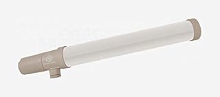 Dimplex ECOT2FT Tubular Heater - 2 Foot Tube with Built In Thermostat - Mounting Brackets Included White/Grey