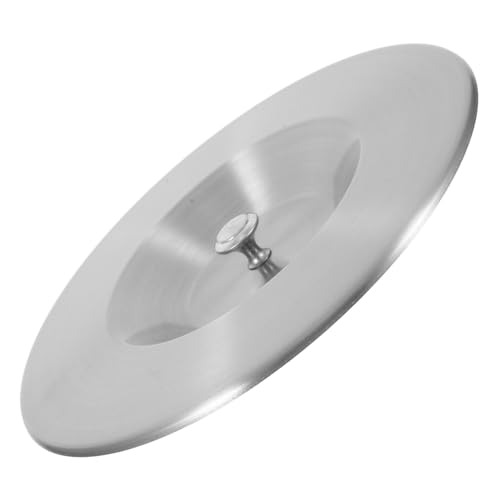 OFFSCH Trash Can Lid for Kitchen Countertop Modern Round Cover Easy Installation Odor Prevention for Kitchens Restaurants and Offices