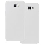 UOGNADGD 2-Pack TPU Case Compatible with Samsung Galaxy On5 2016 Phone Cover - Shockproof Flexible Protective Accessories with Precise Cutouts (White+White)