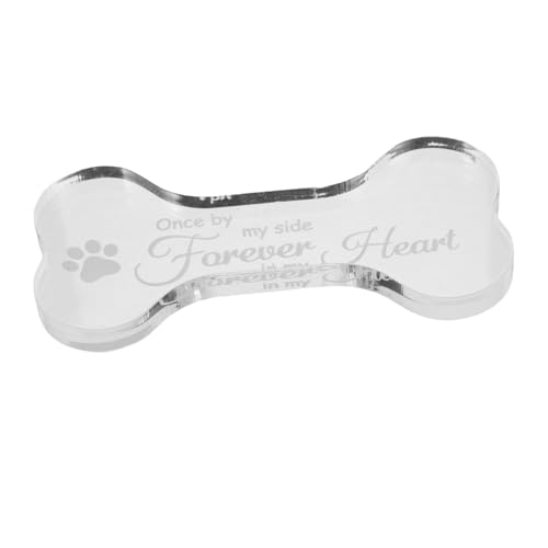 YARDWE ペット記念プレート ペットメモリアルハンギングタグ 猫のメモリアルマーカー ペットメモリアル 犬の葬儀 ペット埋葬 同情 猫 Transparent アクリル