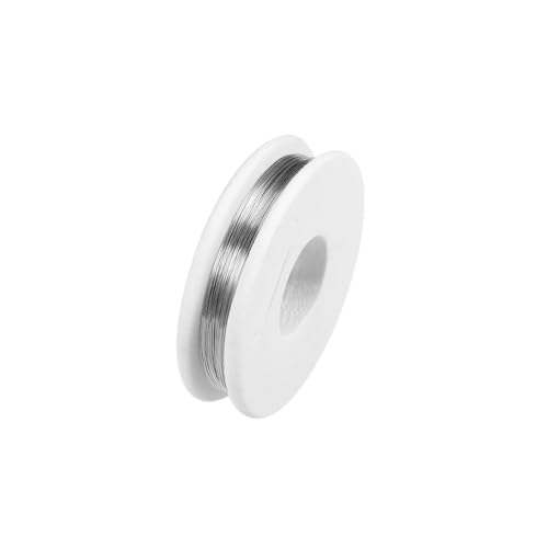 sourcing map 38AWG 0.1mm Fil Nichrome résistant à la chaleur pour élément chauffant 10 mètres de fil chauffant