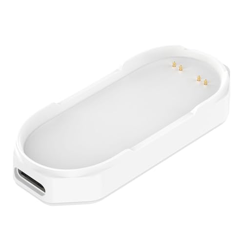Cuifati Magnetyczna Stacja ładująca do Dyktafonu AI, Podstawka Szybkiego ładowania USB C na 2 Godziny z antypoślizgową podstawą, Kompaktowa ładowarka Podróżna do Użytku w Domowym Biurze (WHITE)