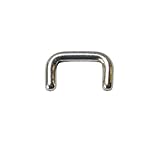 1pc 316L Surgical Steel Septum Pierced Nose Retainer 16g, 14g, 12g or 10g