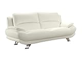 sofa piel blanco natuzzi Altura del asiento: 45 cm, Profundidad del asiento: 54 cm, Relleno del respaldo: Espuma de poliuretano