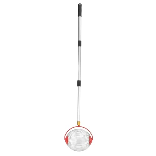 Ayztantine Nut Gatherer Harvester Fruit Collection Picker Stainless Steel Garden Hand Tools Easy To Use Pickup Walnut Chestnut Nut Golf Tennis Balls Collector(01)