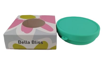 Bella Bliss Sterilizer - Microwave Safe, Collapsible and BPA Free Silicone Period Cup Cleaner - Ecofriendly Feminine Hygiene (Green)