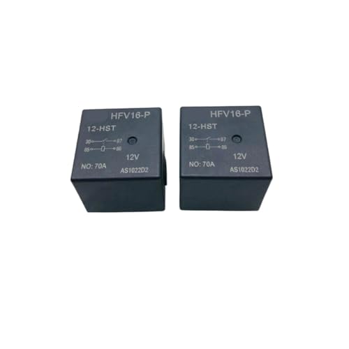 Relais HFV16P012HST 12V 70A à 4 broches pour circuits électriques automobiles