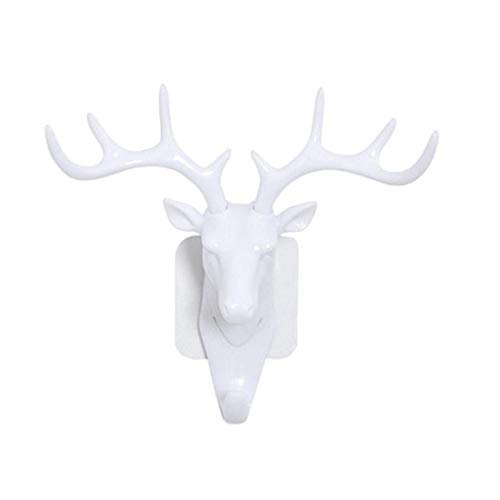 See full amazon price history chart for SYGA Deer Head Hanging Hook, Self Adhesive Wall Door Hook Hanger Bag Keys Sticky Holder (White) SYGA Deer Head Hanging Hook, Self Adhesive Wall Door Hook Hanger Bag Keys Sticky Holder (White) (B07KYKYVZC) Amazon Price History, Amazon Price Tracker