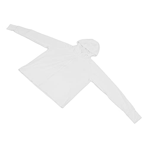 Tgoon Casaco de proteção solar com zíper completo, respirável à prova de UV fina, refrescante, manga