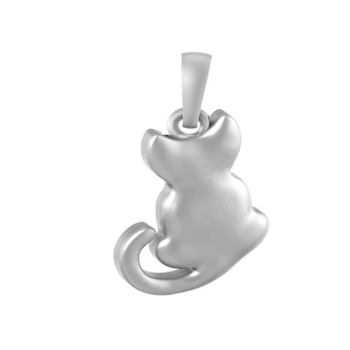 Pendentif chat en argent sterling 92,5 % pur Mtrolls, éclat durable et raffiné