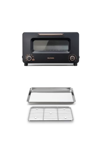 【バルミューダ】ザ・トースター プロ スチームトースター ブラック｜ BALMUDA The Toaster Pro K11A-SE-BK ＋ ステンレストレイ＆アミセット (STR-01/JP)