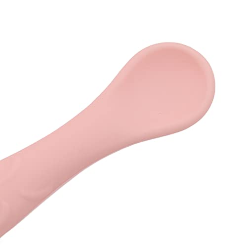 Utensílios de Desmame para bebê, Conjunto de Comida para bebê Material de Silicone Fácil de Limpar M