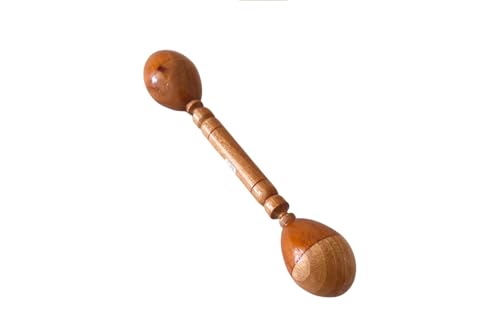 Ahşap Maracas Çift taraflı 28 Cm Uzak Doğu Müzik Aleti Marakas