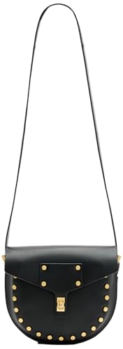 AllSaints Women's MIRO MINI SADDLE BAG Black One Size