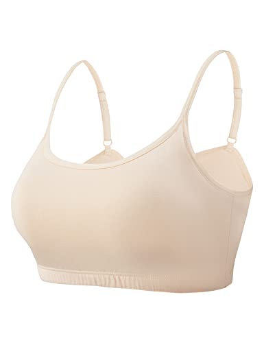 Orbescl Femme Confortable Bra Soutien Gorge sans Armatures Haut Caraco Classique Basiques Débardeur Quotidien Gilet Bralette Élasticité et Respirant sous-vêtements de Sommeil Cover