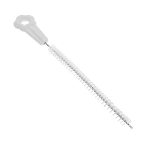PartyKindom Straw Cleaning Brush and Bottle Straw Brush 20.3cm White Multi-use Spout Cleaner Tool for Teapots Bottles and Tubes Portable Kitchen Scrubber and Narrow Openings