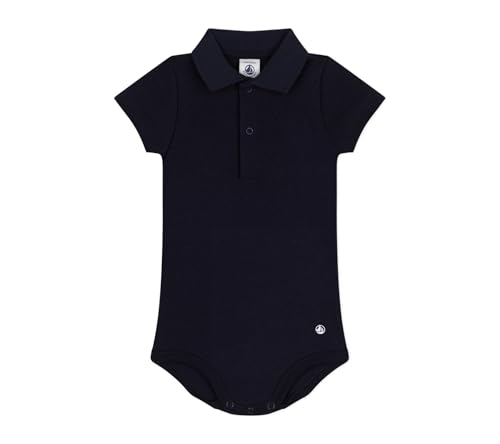 Petit Bateau Baby Jungen A09ZH Kurzärmeliger Body mit Polokragen, Smoking,...