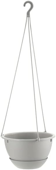 Richell Hanging Ball, Plain, No. 6, Gray (GY) | Pot, Plant Pot, Ball-shaped Planter, Hanging Pot, Hanging Pot, Natural Gardening, Wall Hanging, Plastic, Garden Pot, No. 6