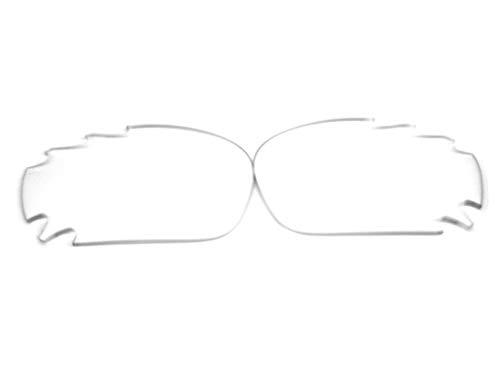 Galaxy Replacement Lenses for Oakley Racing Jacket Crystal Clear