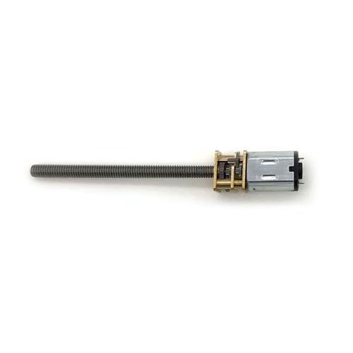 Moteur réducteur 6V robuste avec arbre fileté M4 de 55mm pour outillage fiable