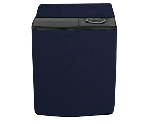 Image of Stylista Waterproof and Dustproof Polyester Washing Machine Cover Compatible for Godrej 10 Kg Semi-Automatic Top Loading WSEDGE NEO 100 5.0 PB3 SLGR, Blue