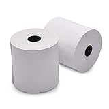 Formato de la bobina: 80 mm de ancho y 80 mm de diámetro. Metraje (+ o - 2 m): 44 m. Portabrocas estándar de 12 mm. Adecuado para cualquier marca de balanza y caja comercial.