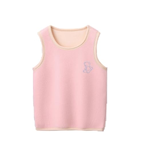 Children Sleeveless Velvet Warm Boys Girls Blouse Round Neck Top Ropa para niños
