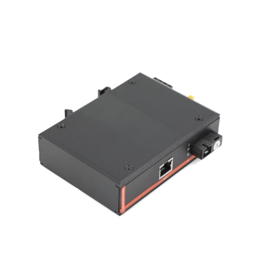 Convertisseur de média industriel Gigabit de haute précision avec port SC monomode robuste
