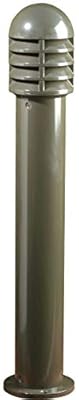 Dabmar Lighting D3400-BZ Powder Coated Cast Aluminum Bollard, Bronze