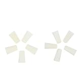 Color blanco 10 Piezas Tapones de Silicona Tapones de Laboratorio Tapones Cónicos Para Tubos de Ensayo de Matraz 12-17 mm y 17-22 mm