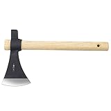 JXE JXO Camping Axe, 15' Throwing Axe, Tomahawk Hatchet, Hickory Wooden Handle, for Outdoor Camping,...
