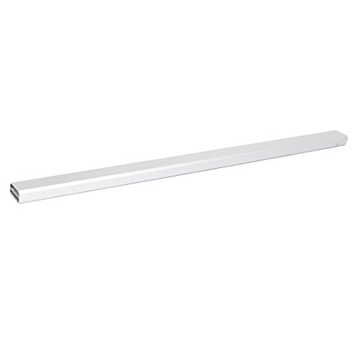 Ruilogod Barra de barra para colgar toallas de ropa de 55,5 cm de largo con un par de soportes finales