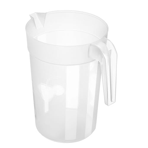 Tribello LARGE 1.3 Gallon Water Pitcher, Plastic Juice Pitcher With Lid - Dishwasher Safe, BPA Free, Colors May Vary (1.3 Gallon)