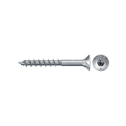 fischer PowerFast II CTP 3,5 x 30, Spanplattenschraube (300 Stk.) mit Teilgewinde, Senkkopfschraube mit Innenstern… – Ansicht 5
