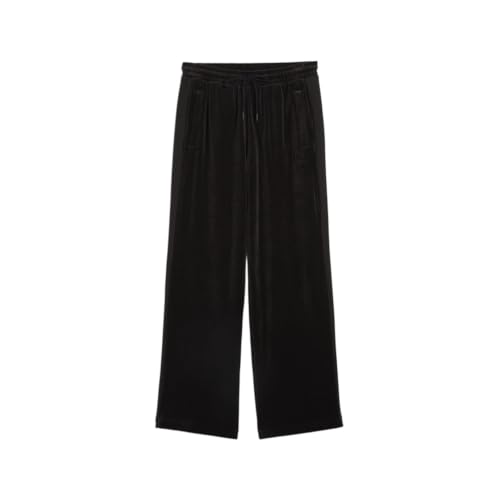 Image of PUMA Men's T7 Oversized Velour Track Pants, Puma Black, Large