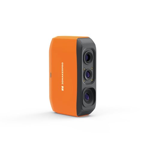 3DMakerpro 3D Scanner Fox, Budget 3D Scanner for 3D Printing, Up to 0.07mm Accuracy, Suitable for Scanning Objects from 
