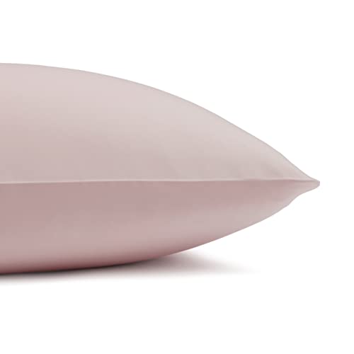 Image of Amazon Basics Breathable Lightweight Wrinkle Resistant Microfiber 4-Piece Bed Sheet Set with 14-Inch Deep Pockets, Luxury Bedding, Queen, Blush Pink