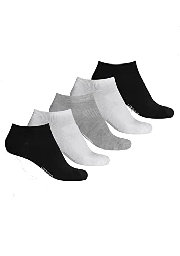 Kit 5 Pares De Meias Cano Curto Unissex Preto P