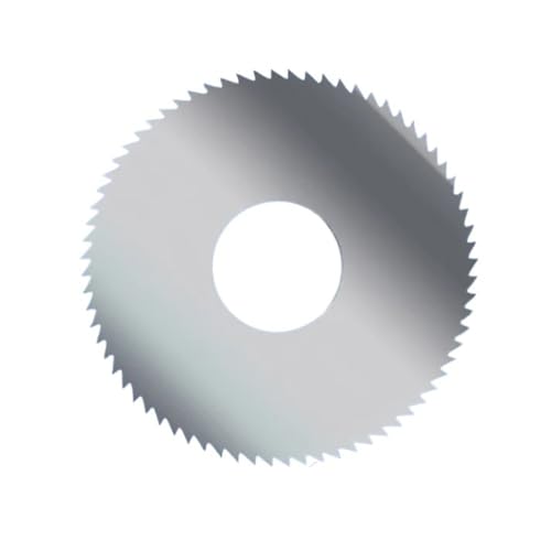 W6542 HSS Steel Circular Cutting Disc, 75mm Slitting & Slotting Saw Blade, Cutting Tool for CNC Slitting Machine Metal Steel PVC(75mmx2.0mmx22mmx60)