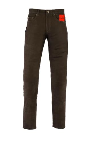 Pantalon en cuir confortable pour homme au style urbain