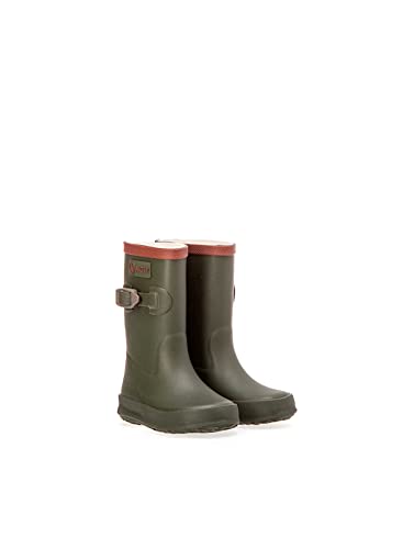 Aigle - Perdrix - Botte de pluie - Mixte enfant - Vert (Kaki) - 35 EU (UK 2/3 )