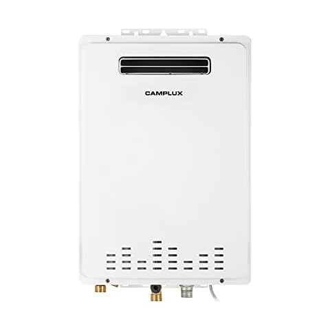 Camplux WA686 Tankless Gas Water Heater, LPG Water Heater for Outdoor, Gas Hot Water Heaters Whole House, 26 litres Cover